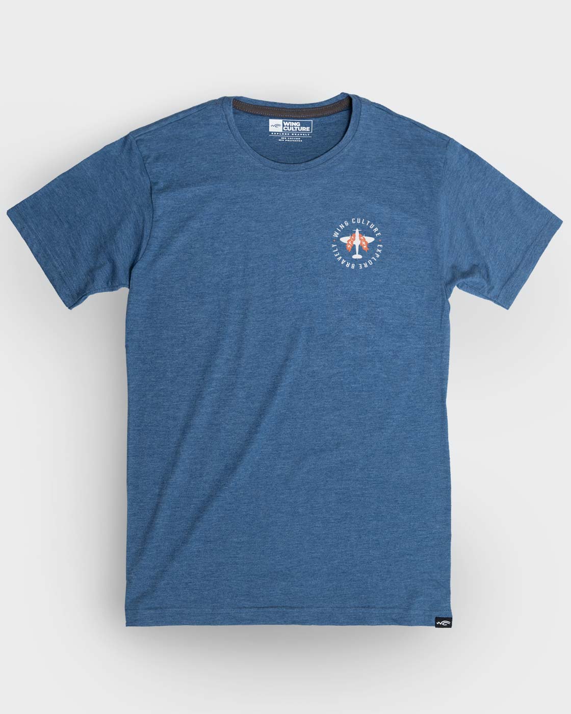 aviation Spitfire blue short sleeve t-shirt for men and women