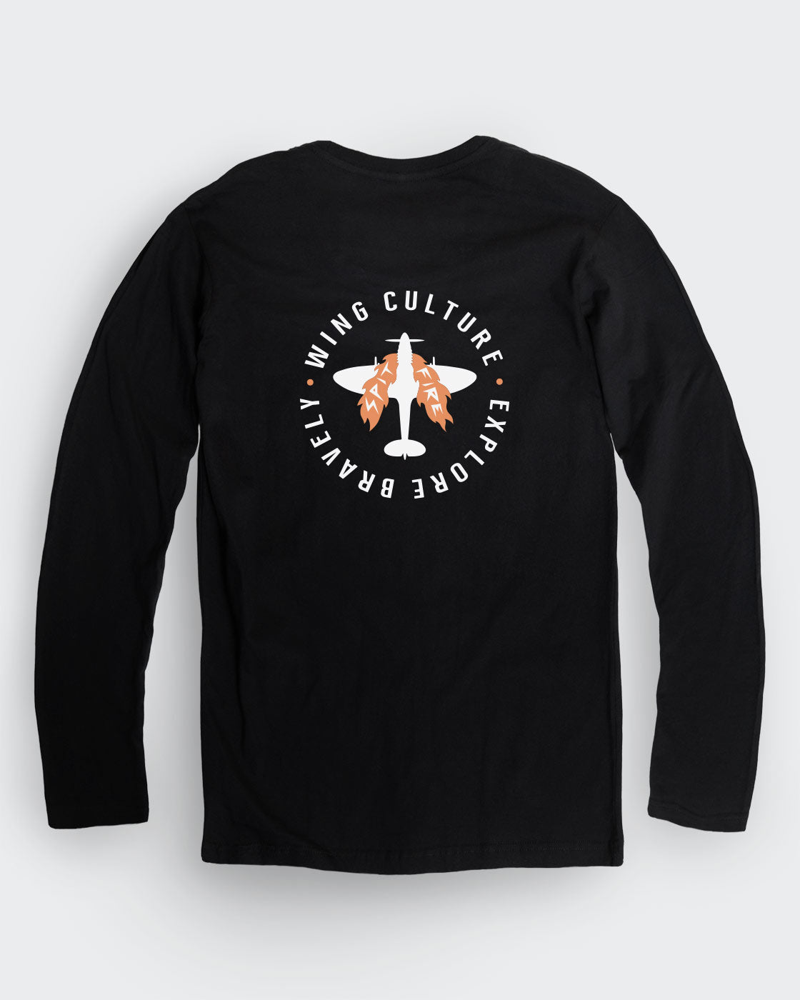 aviation Spitfire long sleeve t-shirt for men and women