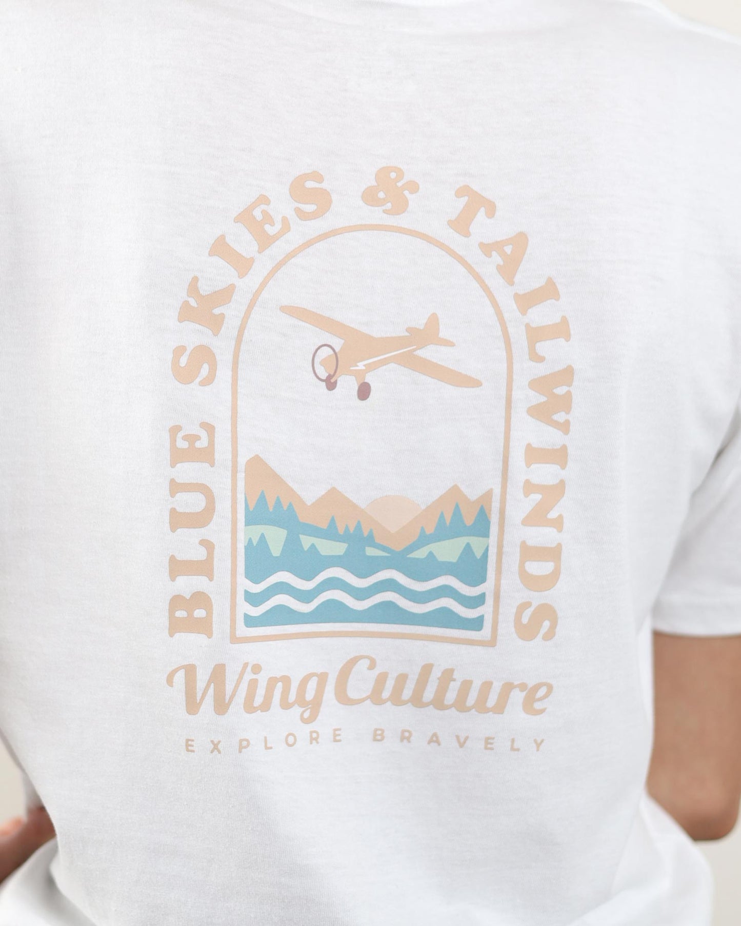 Blue Skies & Tailwinds Tee
